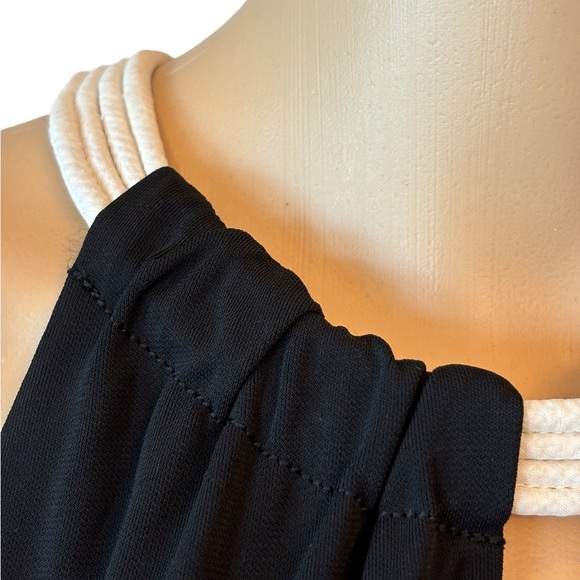 Elie Tahari Black Stretch Sheath Dress Small - Picture 3 of 5